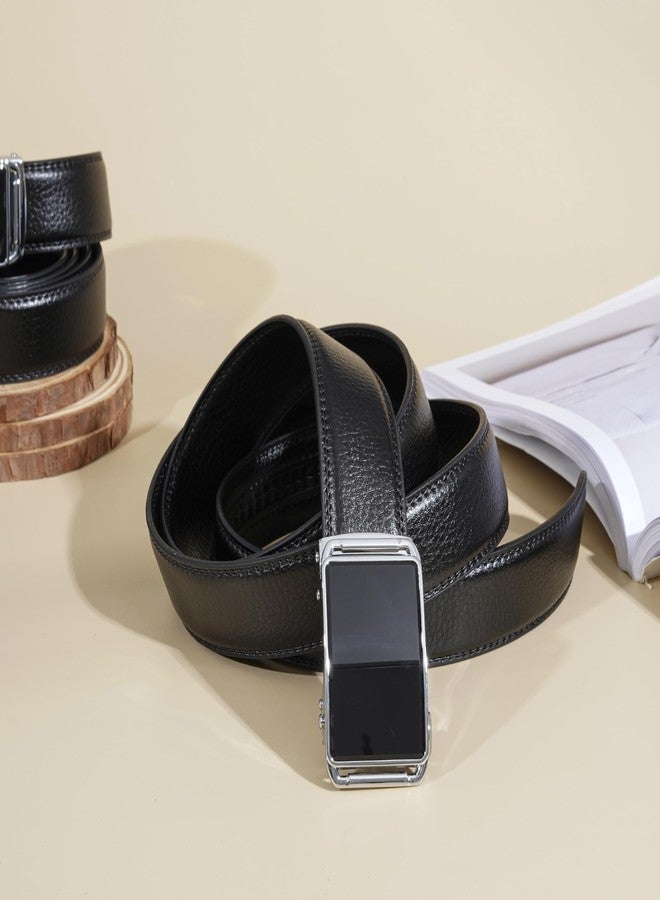lightstar Men's 40mm Ratchet Belt Buckle Only for 1 3/8 Slide Belt Strap Automatic Leather Belt Buckle Replacement (Broadened Buckle Area) - Image 3
